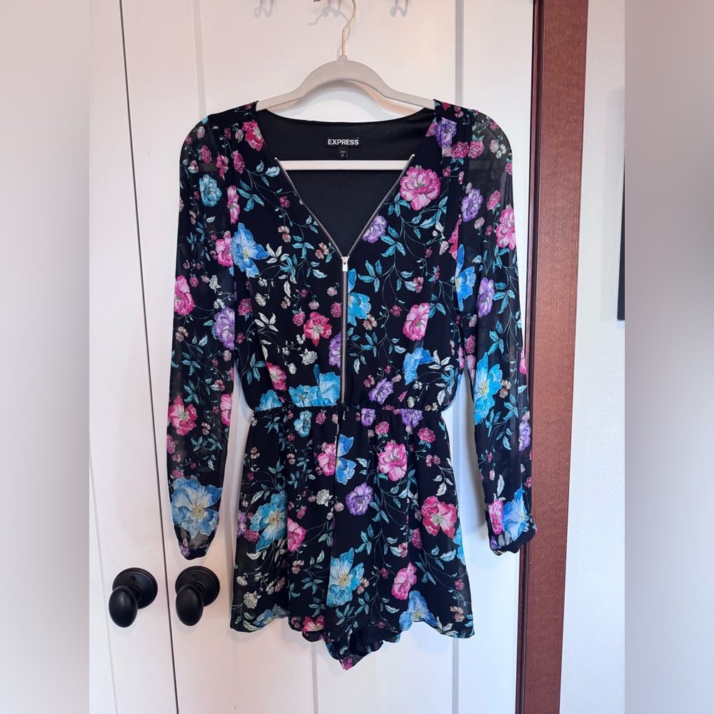 Express Women’s Floral Romper